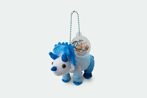 ぬいぐるみキーチェーン トリケラトプス