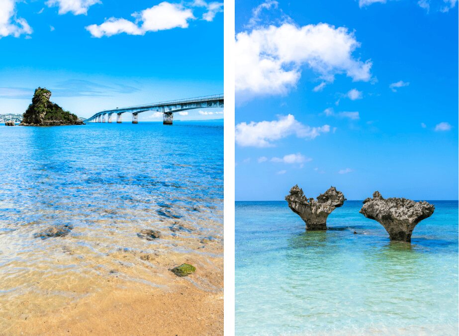 古宇利大橋 & ティーヌ浜