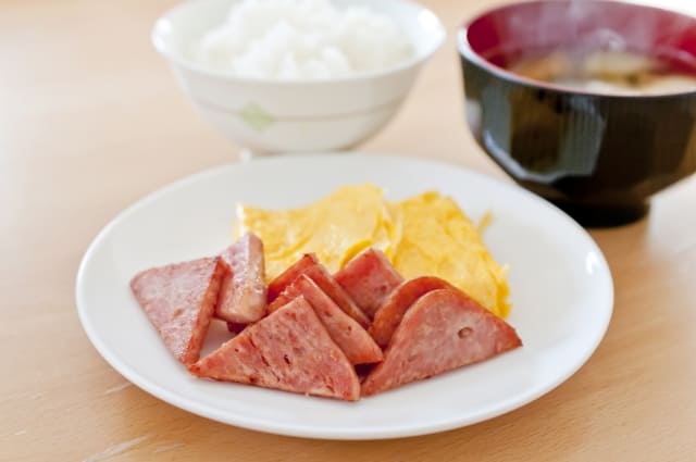 ポーク卵定食