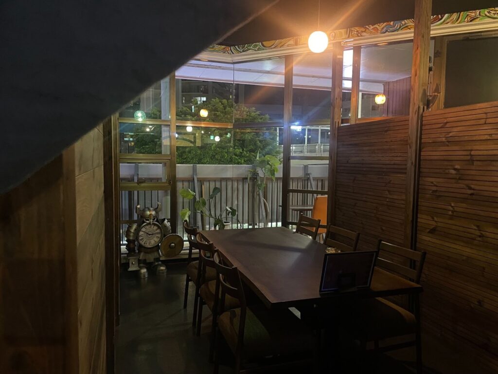 個室から見えるながめ