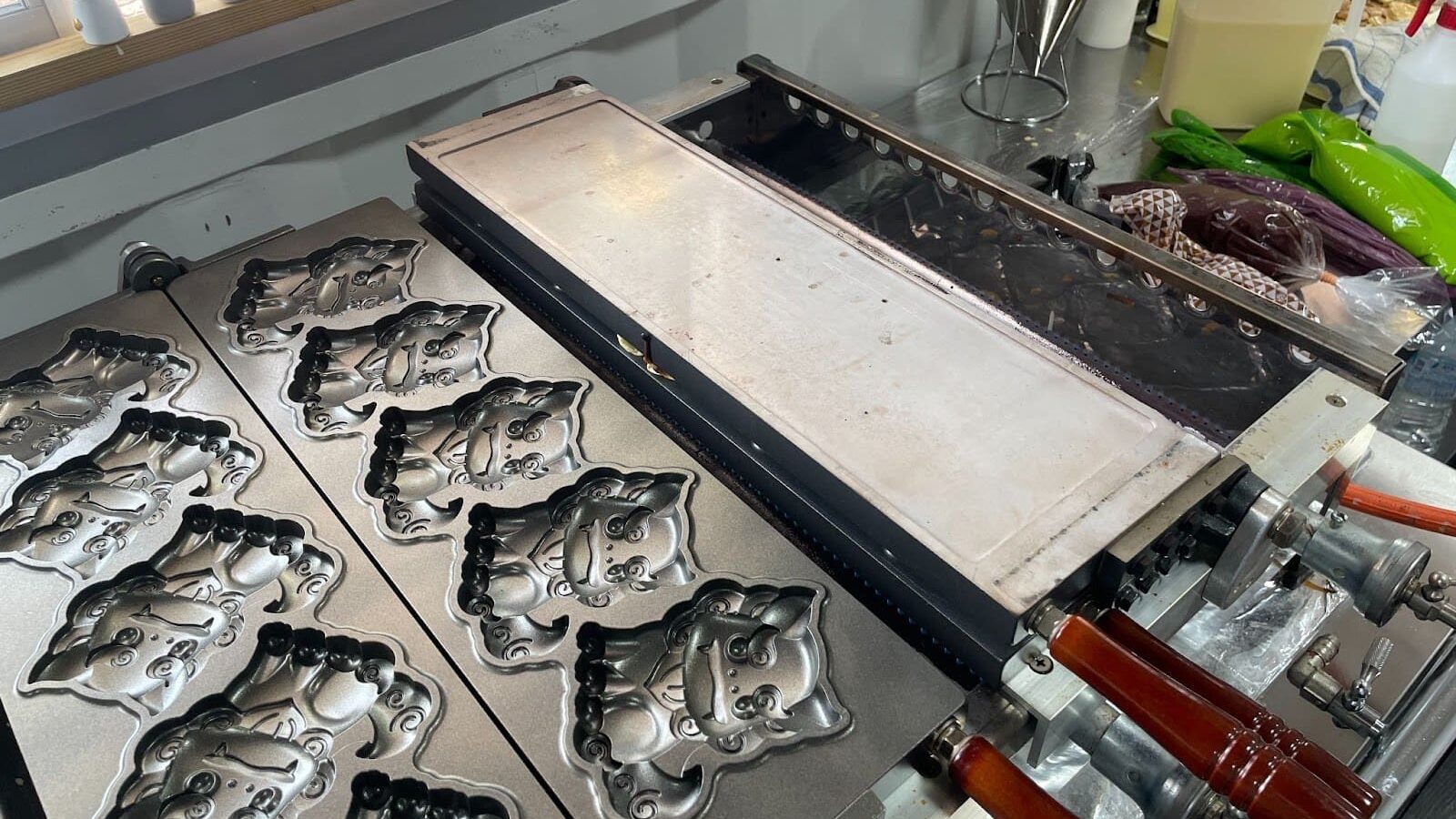 シーサーパン調理