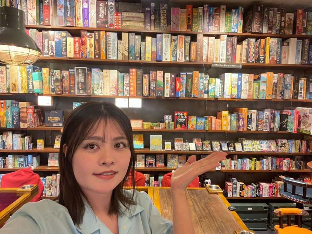 大量のボードゲーム