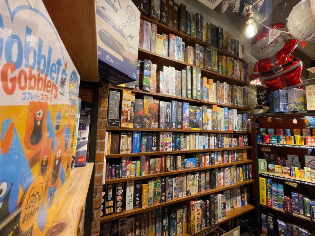 ボードゲーム販売コーナー