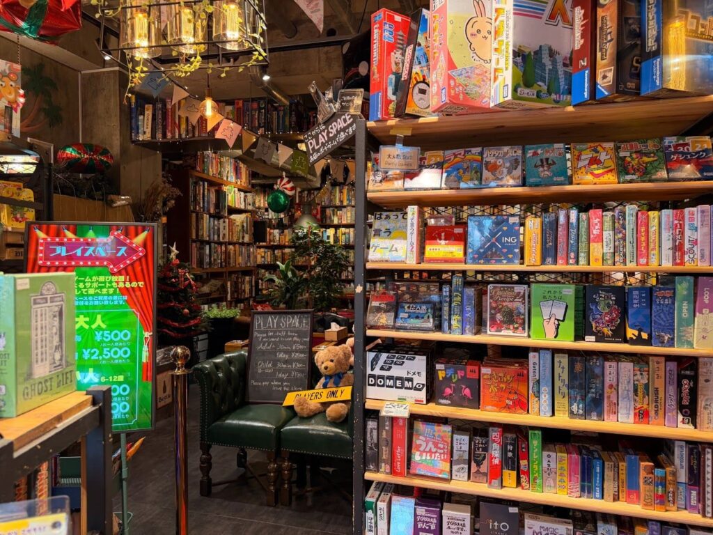 ボードゲーム販売エリア