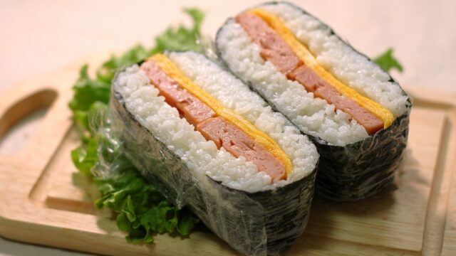 ポーク卵おにぎり