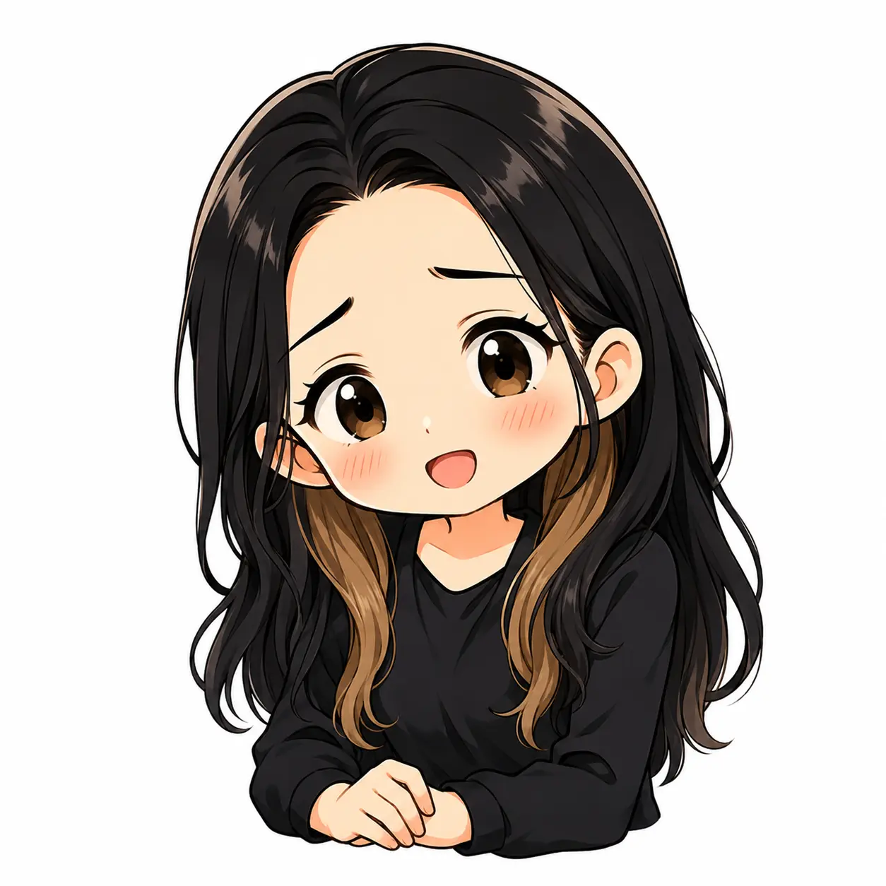 心配そうなアイコン
