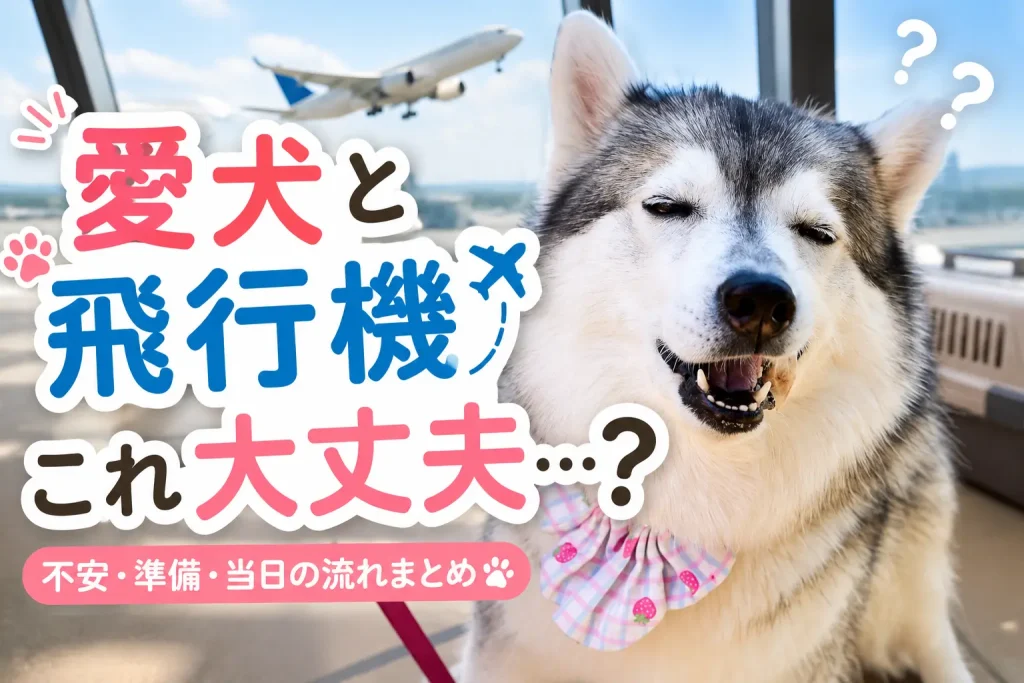 沖縄へ犬連れで飛行機