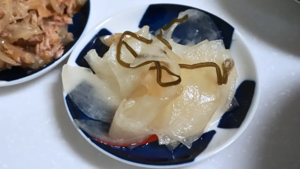 浅漬けモウイのアップ