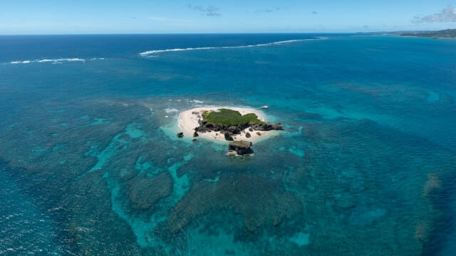 上空から見たコマカ島