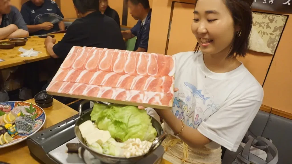 あぐー豚のしゃぶしゃぶ
