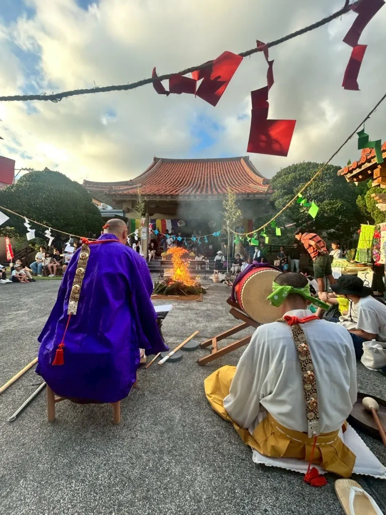 普天満山神宮寺の大祭りの様子
