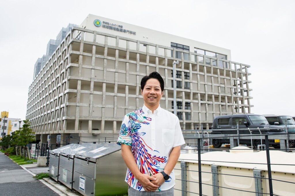 8代目理事長の川満 翔太さん